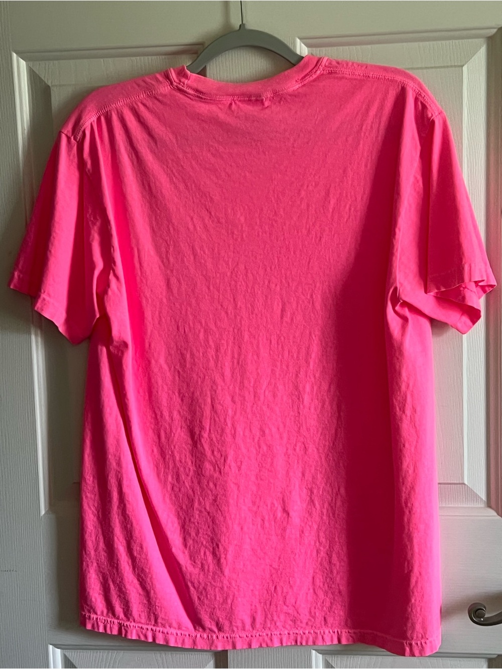 Comfort Colors Sunshine Graphic Tee in Safety Pink true size Large - Picture 3 of 4